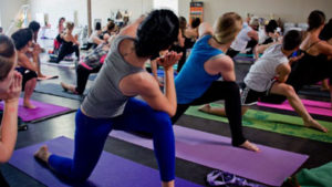 Yoga sporting event 