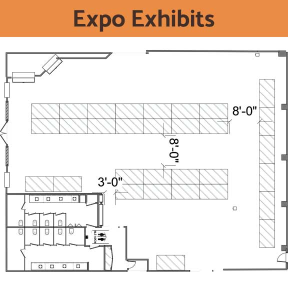 Expo Exhibits style room setup