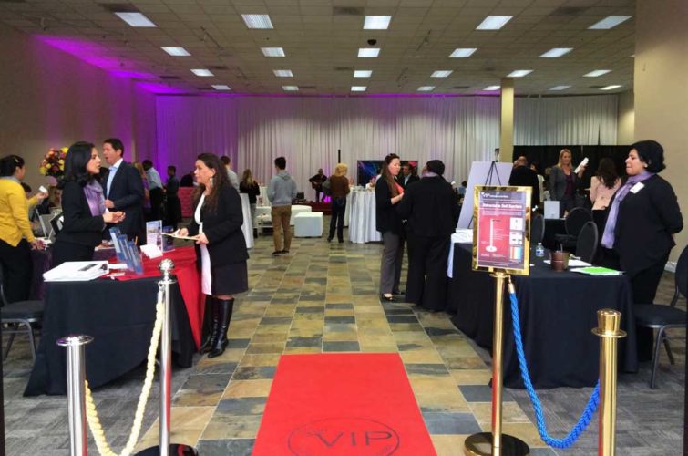 Vip red carpet entry with expo events inside