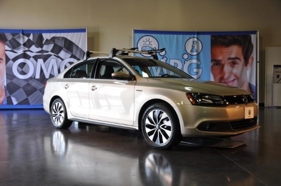 car at Volkswagen 2013 Jetta Hybrid Release