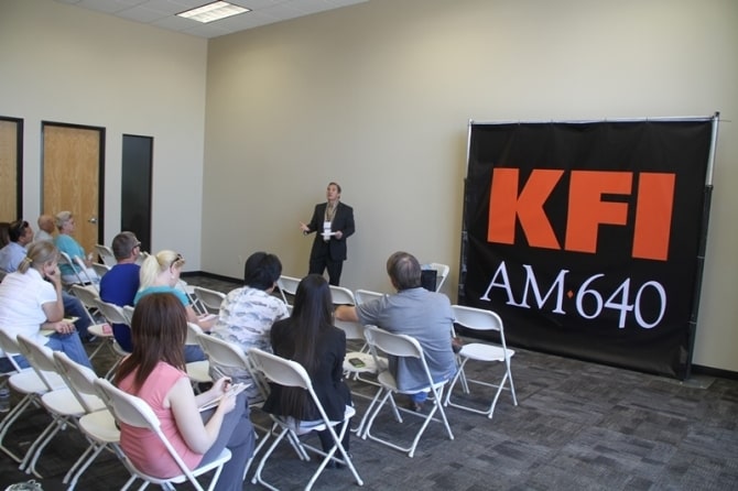 KFI radio event