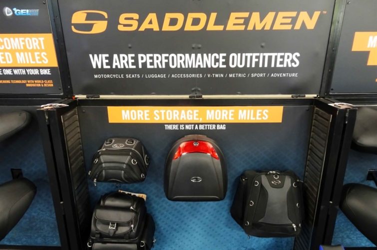 exhibiting motorcycle bags at Super Show Expo