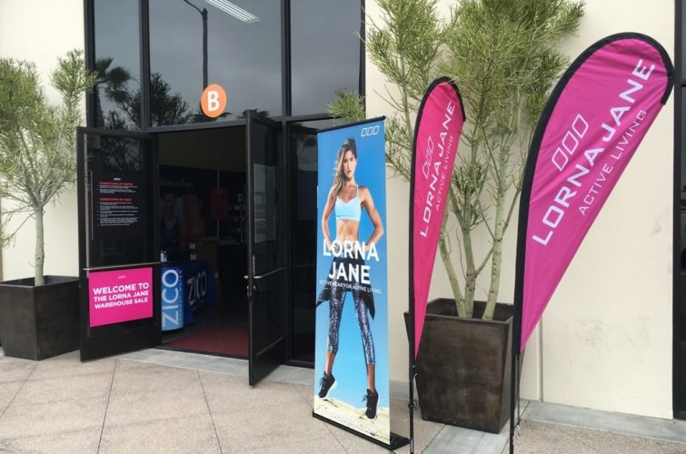 the Lorna Jane Pop-up Store event