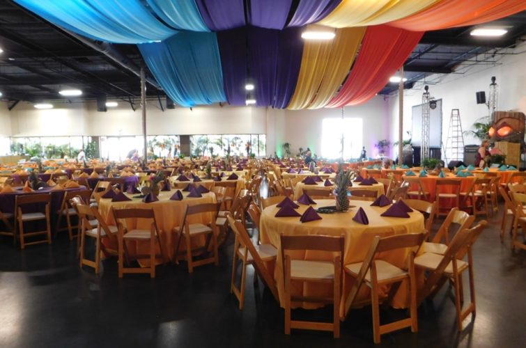 colorful party decorations